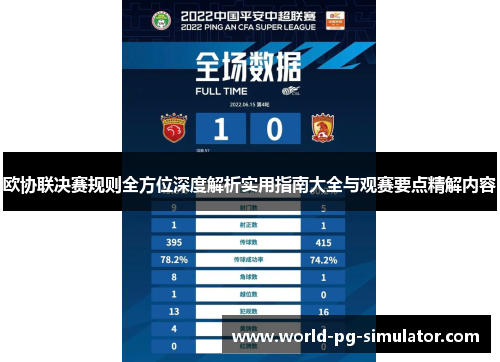 欧协联决赛规则全方位深度解析实用指南大全与观赛要点精解内容