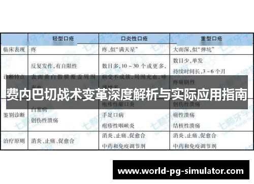 费内巴切战术变革深度解析与实际应用指南